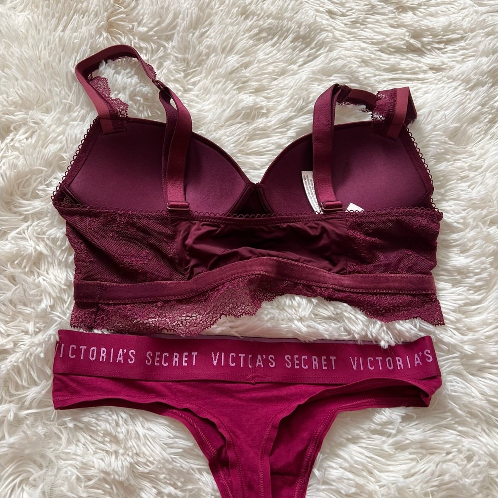 Victoria Secret Bralette and Thong